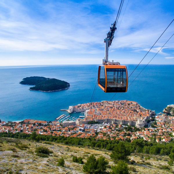 Žičara u Dubrovniku: Pogled na Grad iz Ptičje Perspektive